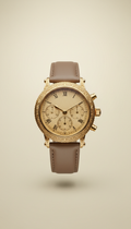Chronographe suisse or vieilli