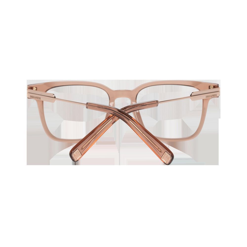 Lunettes à monture en métal multicolore de Dsquared², visibles en gros plan avec détails colorés et design moderne.