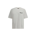 T-shirt en coton blanc de la marque Dsquared², vêtement décontracté avec logo visible sur le devant.