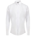 Chemise blanche en coton de Dolce & Gabbana, élégante et classique, avec col et poignets visibles.