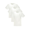 T-shirt homme Tommy Hilfiger en coton blanc, coupe classique, logo Tommy Hilfiger sur la poitrine, vue de face.