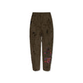 Pantalon décontracté bicolore en coton de la marque Dsquared², coupe casual avec détails modernes, visible sur le produit.