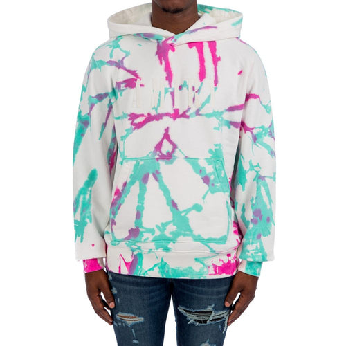 Sweat-shirt blanc en coton de la marque Amiri, vue de face avec logo discret sur la poitrine.