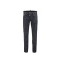 Jeans droits en coton bleu de Dsquared², style décontracté et moderne, visibles en gros plan.