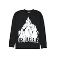 Sweatshirt en coton noir de Dsquared², coupe décontractée avec logo discret sur la poitrine, idéal pour un look casual.