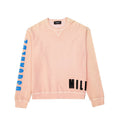 Sweatshirt en coton orange de Dsquared², style décontracté avec logo visible, porté dans une image de mode.