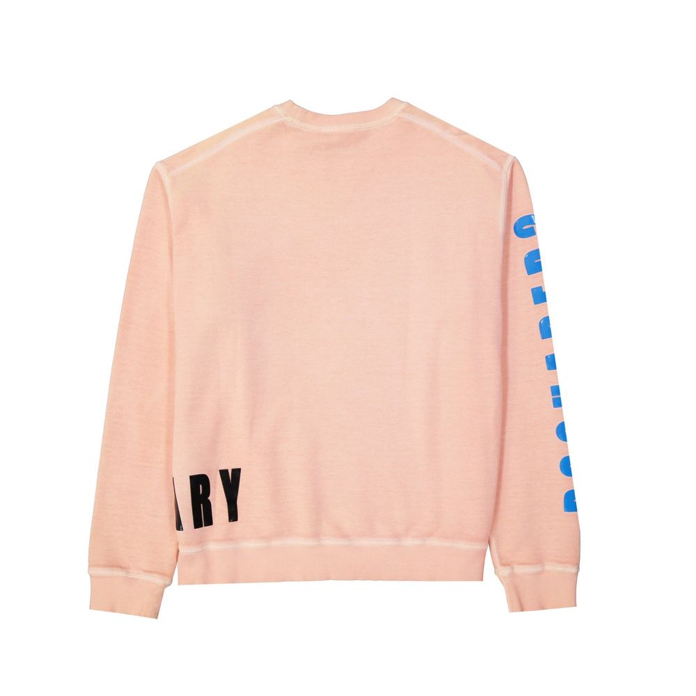 Sweatshirt en coton orange de Dsquared², vêtement décontracté avec logo visible, manches longues et coupe confortable.