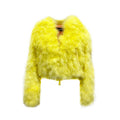 Veste bomber bicolore en plumes de Dsquared², style chic et tendance avec détails en contraste et finition élégante.