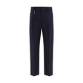 Prada Blaue Baumwoll-Freizeithose