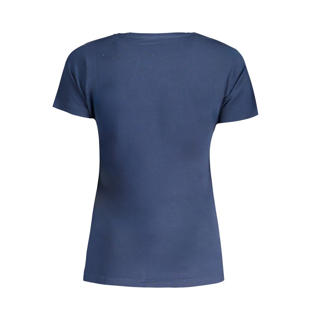 Pepe Jeans blaues Baumwoll-T-Shirt für Damen