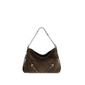 Sac à main Givenchy Bos Taurus en cuir de veau noir, sac à bandoulière élégant avec détails sophistiqués.