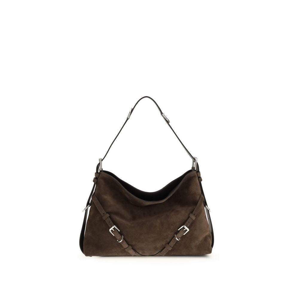 Sac à main Givenchy Bos Taurus en cuir de veau noir, sac à bandoulière élégant avec détails sophistiqués.
