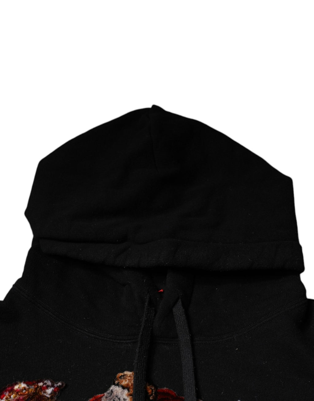 Sweat-shirt à capuche noir Dolce & Gabbana Paradiso pour homme, en coton confortable avec logo brodé.