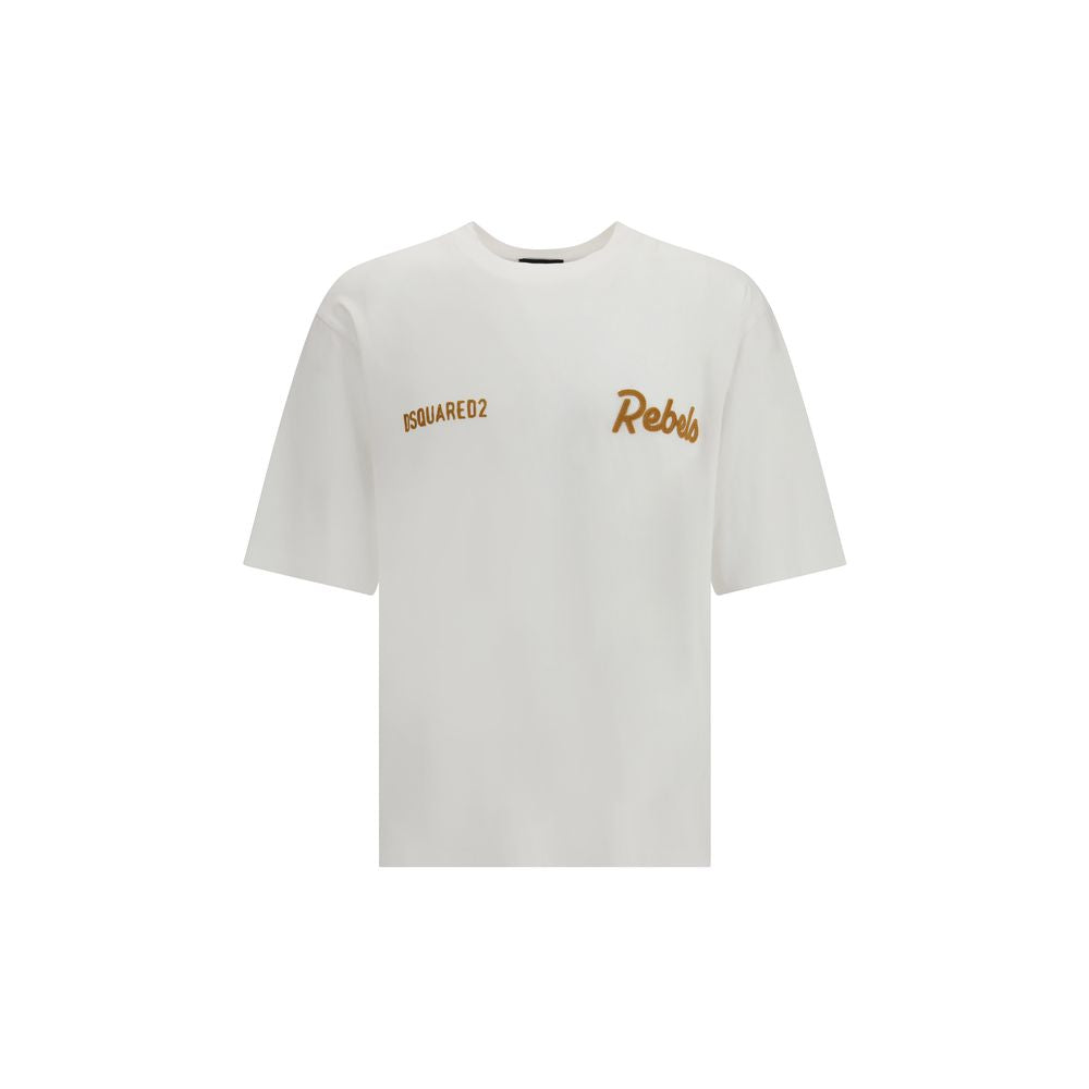 Dsquared² Weißes Baumwoll-T-Shirt