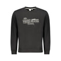 Sweatshirt en coton noir pour homme de la marque Pepe Jeans, coupe classique et tissu doux, visible en gros plan.