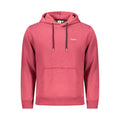 Sweatshirt pour homme Pepe Jeans en polyester rouge, style décontracté avec logo visible, tissu confortable et coupe moderne.