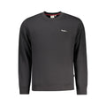 Sweat-shirt noir pour homme en polyester de la marque Pepe Jeans, avec capuche et design décontracté.
