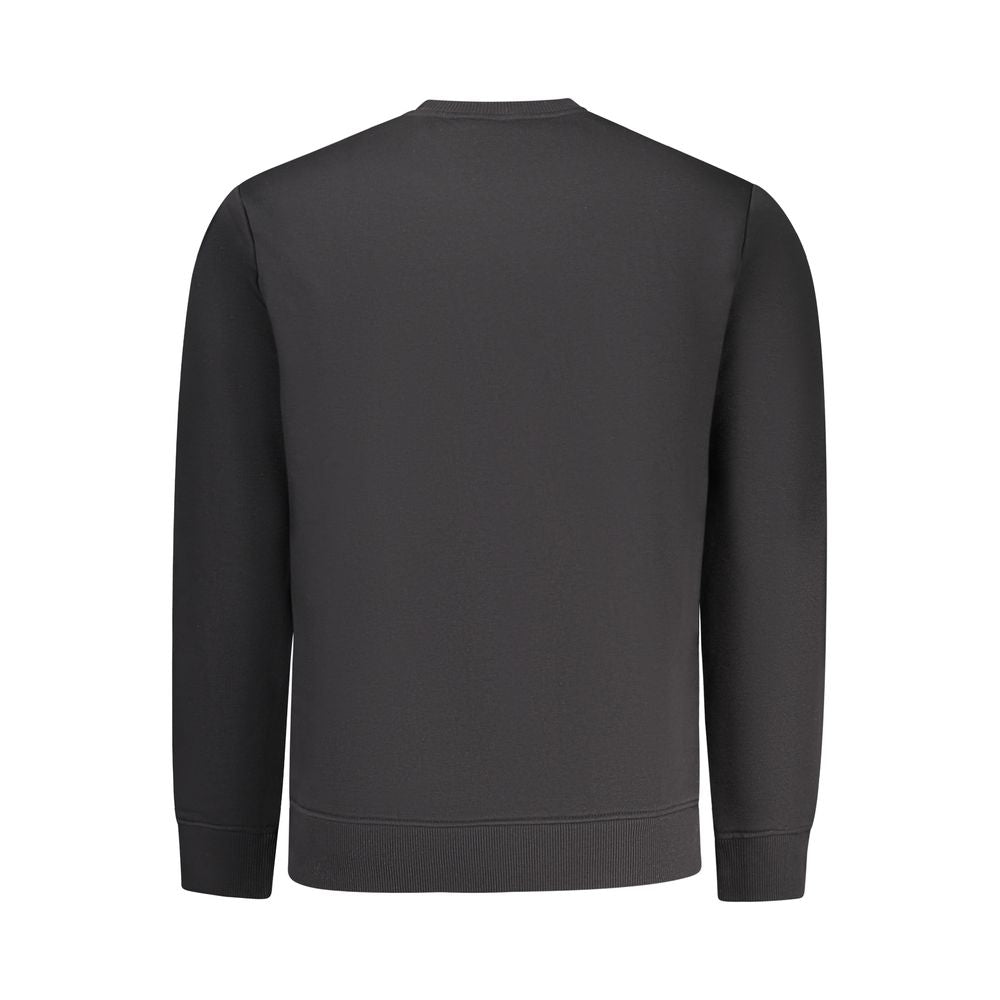 Sweat-shirt pour hommes en polyester noir de la marque Pepe Jeans, vue de face.