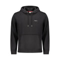 Sweat-shirt homme en polyester noir de la marque Pepe Jeans, coupe décontractée et design simple visible sur l'image.