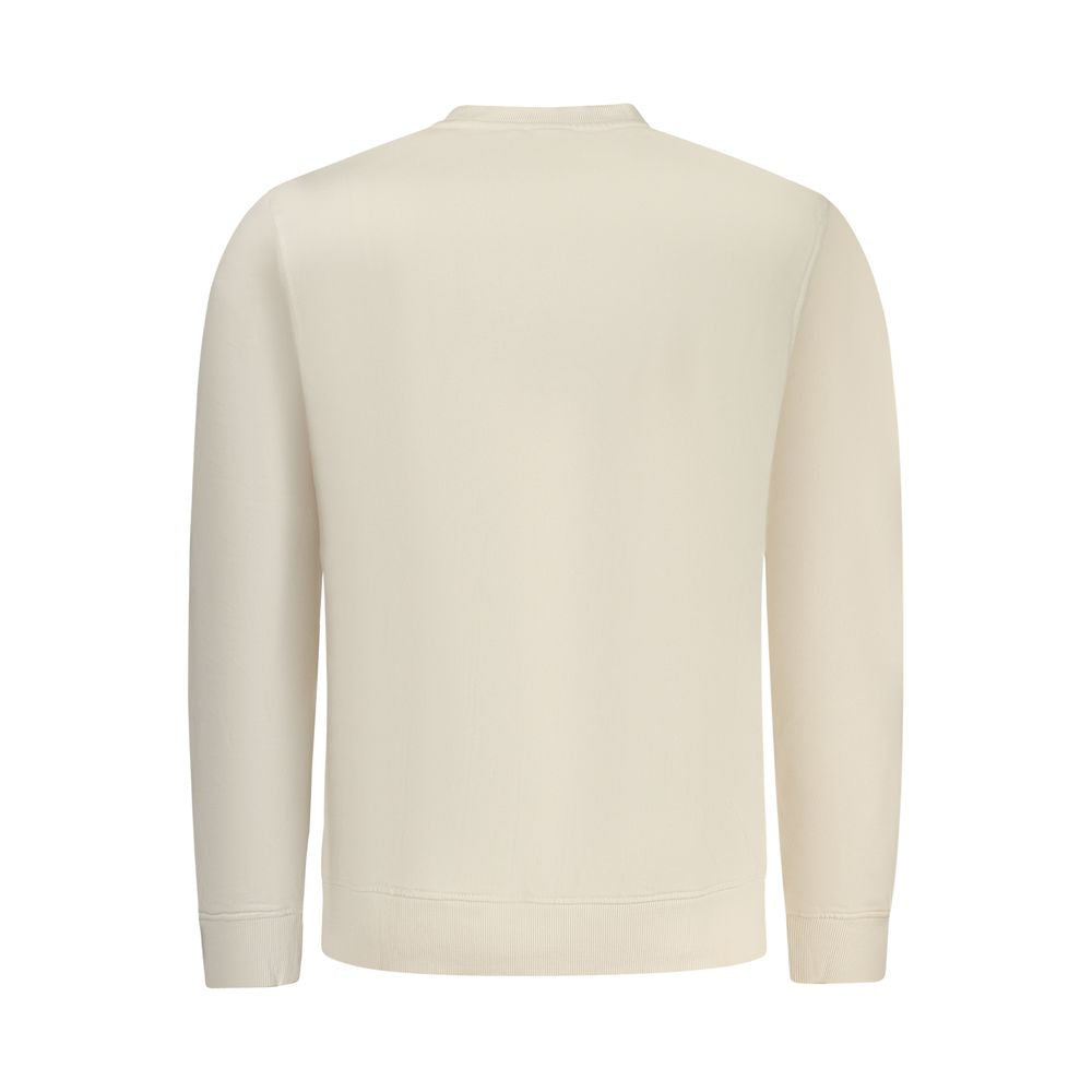 Sweat-shirt beige en coton pour homme de la marque Pepe Jeans, vue de face, détails du tissu et col visible.