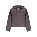 Sweatshirt pour femmes en coton noir de la marque Pepe Jeans, vue de face avec col rond et manches longues.