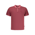 Chemise polo pour homme en coton rouge de la marque Pepe Jeans, avec col classique et logo brodé.