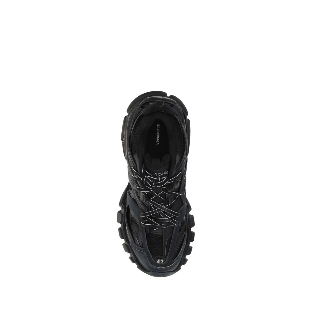 Balenciaga Schwarze Polyethylen-Athletik-Sneakers