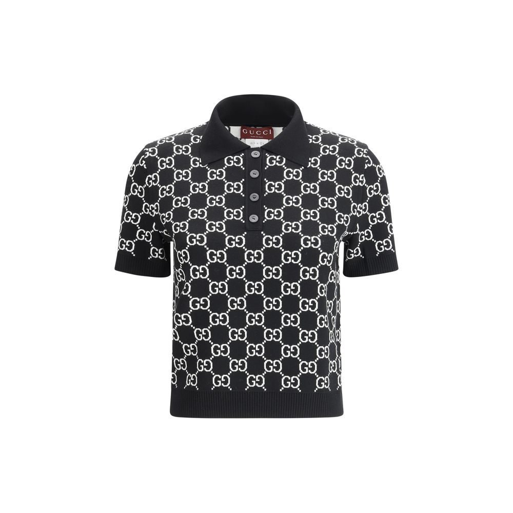 Chemise pour homme Gucci en laine noire Oves Aries, col classique et détails élégants, parfaite pour une tenue sophistiquée.