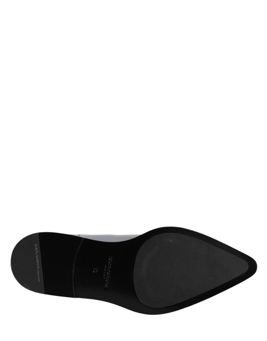 Bottes Chelsea courtes gris clair Dolce & Gabbana en cuir, avec semelle élégante et design moderne.