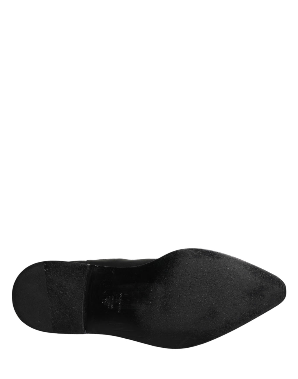 Chaussures Chelsea noires pour homme de Dolce & Gabbana, bottines courtes à la cheville en cuir élégant.