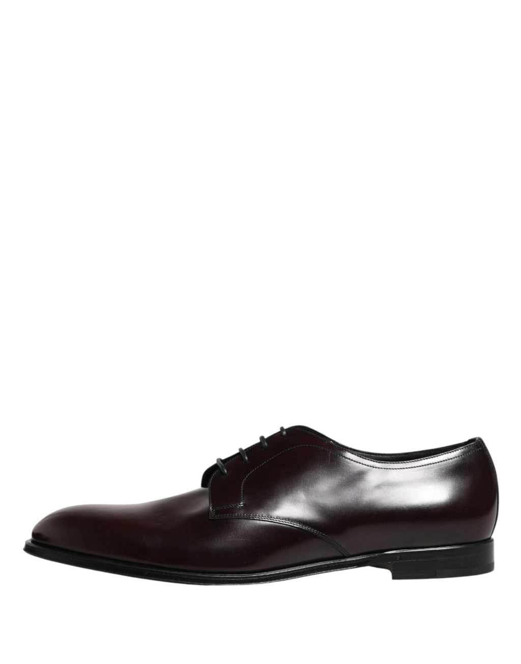Chaussures derby en cuir noir Dolce & Gabbana pour homme avec laçage, élégantes et sophistiquées.