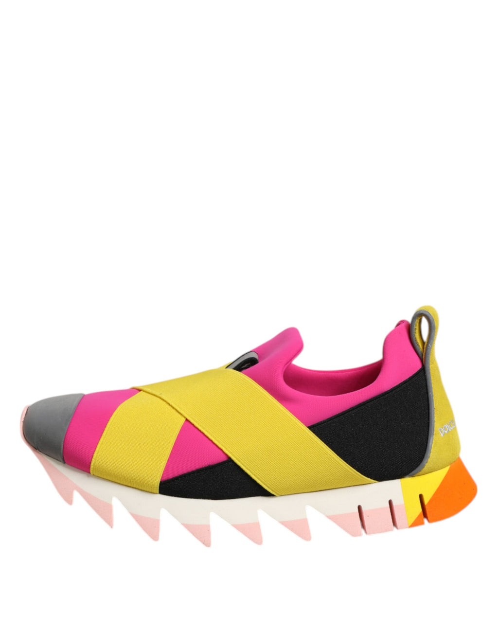 Chaussures sneakers Dolce & Gabbana Ibiza en néoprène multicolore avec élastiques, style décontracté et tendance.