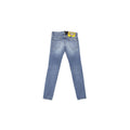 Jeans droits en coton bleu de Dsquared², style décontracté et classique, visibles avec une coupe droite.