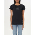 T-shirt en coton noir Armani Exchange, coupe classique, logo discret sur la poitrine, idéal pour un style décontracté.