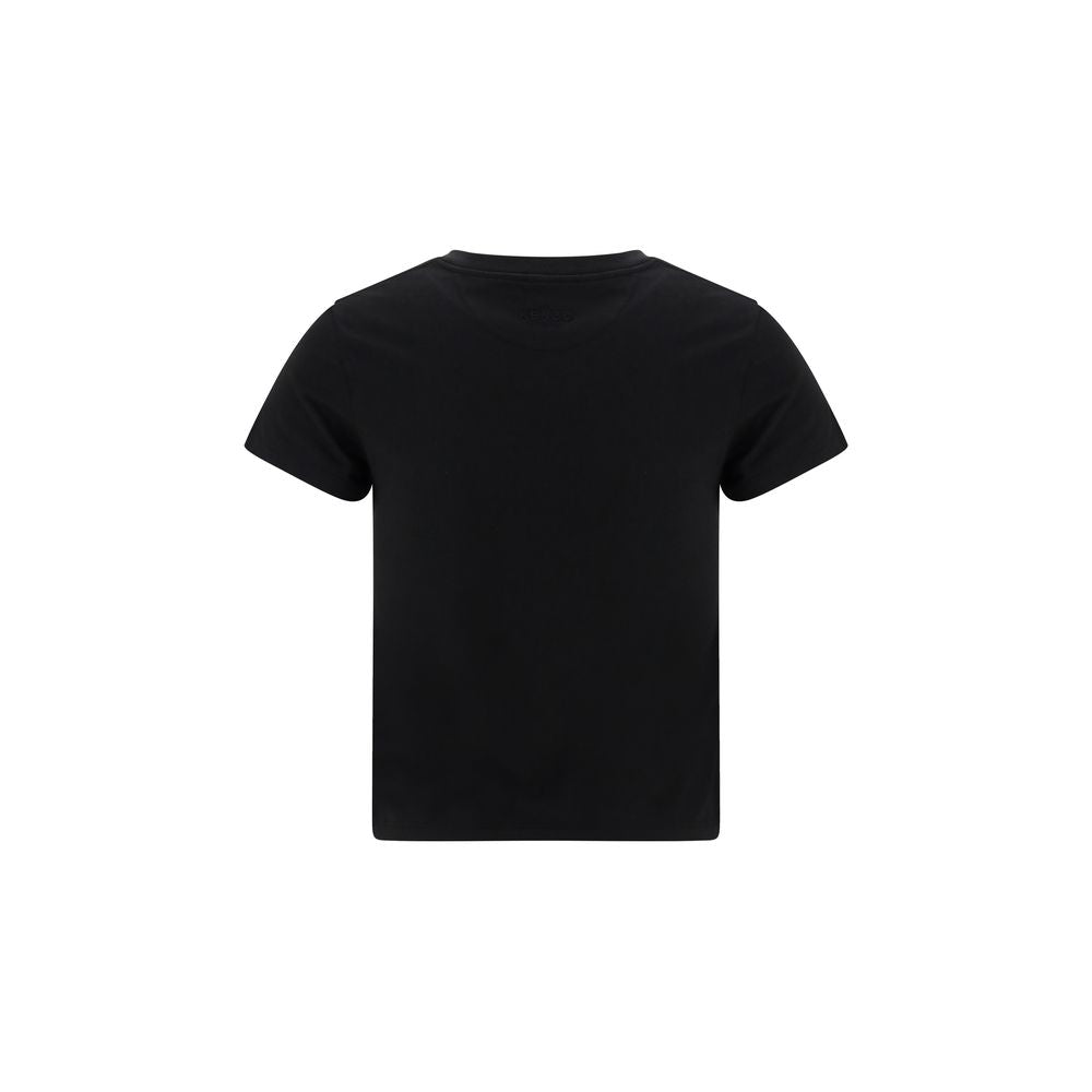 T-shirt en coton noir de la marque Kenzo, coupe classique avec logo Kenzo visible sur le devant.