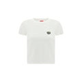 Vêtements de sport en coton blanc de la marque Kenzo, style décontracté et confortable pour le sport ou la détente.