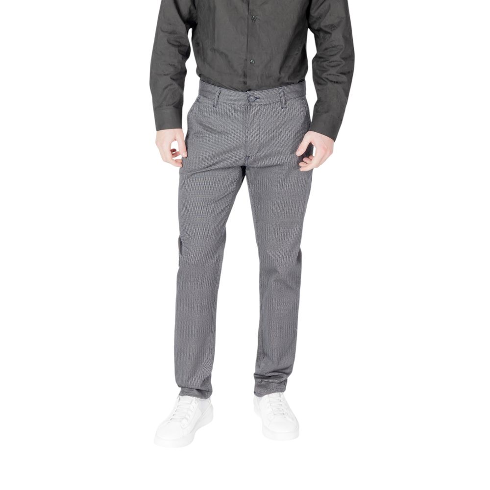 Armani Exchange Blaue Skinny-Hose aus Baumwolle