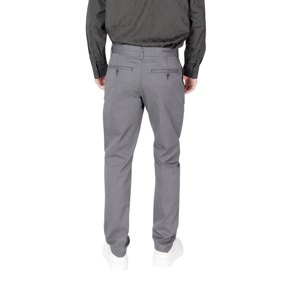 Armani Exchange Blaue Skinny-Hose aus Baumwolle