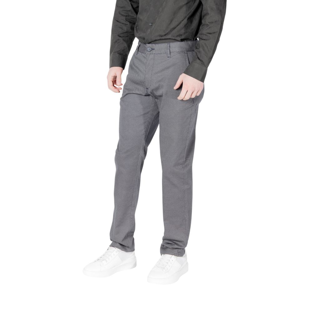 Armani Exchange Blaue Skinny-Hose aus Baumwolle
