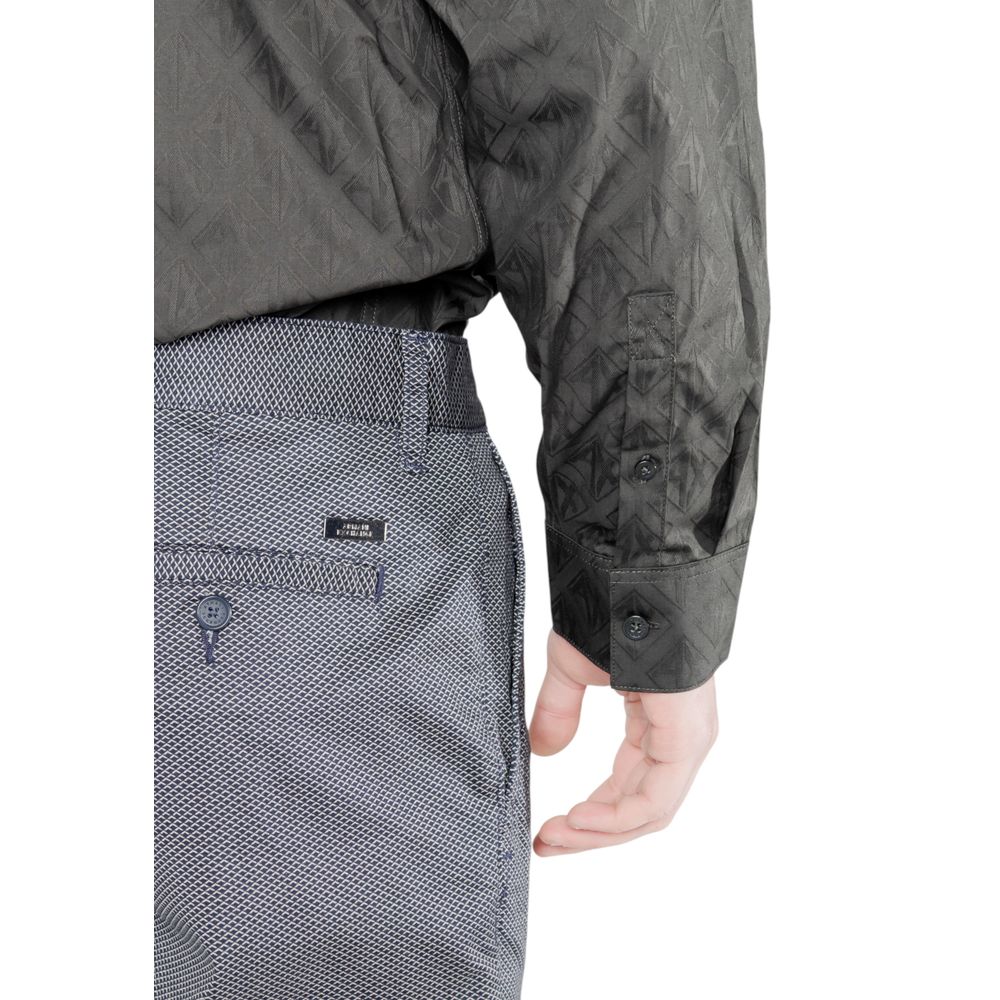 Armani Exchange Blaue Skinny-Hose aus Baumwolle
