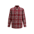 Chemise Gucci en coton multicolore avec motif coloré, détails élégants et coupe classique visible sur l'image.