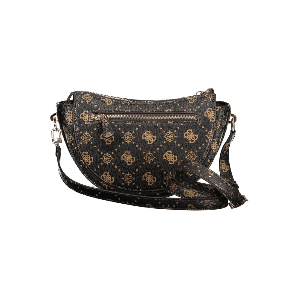 Guess Jeans Damenhandtasche aus braunem Polyurethan