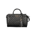 Sac à main Guess Jeans en polyuréthane noir pour femmes, avec design élégant et détails modernes.
