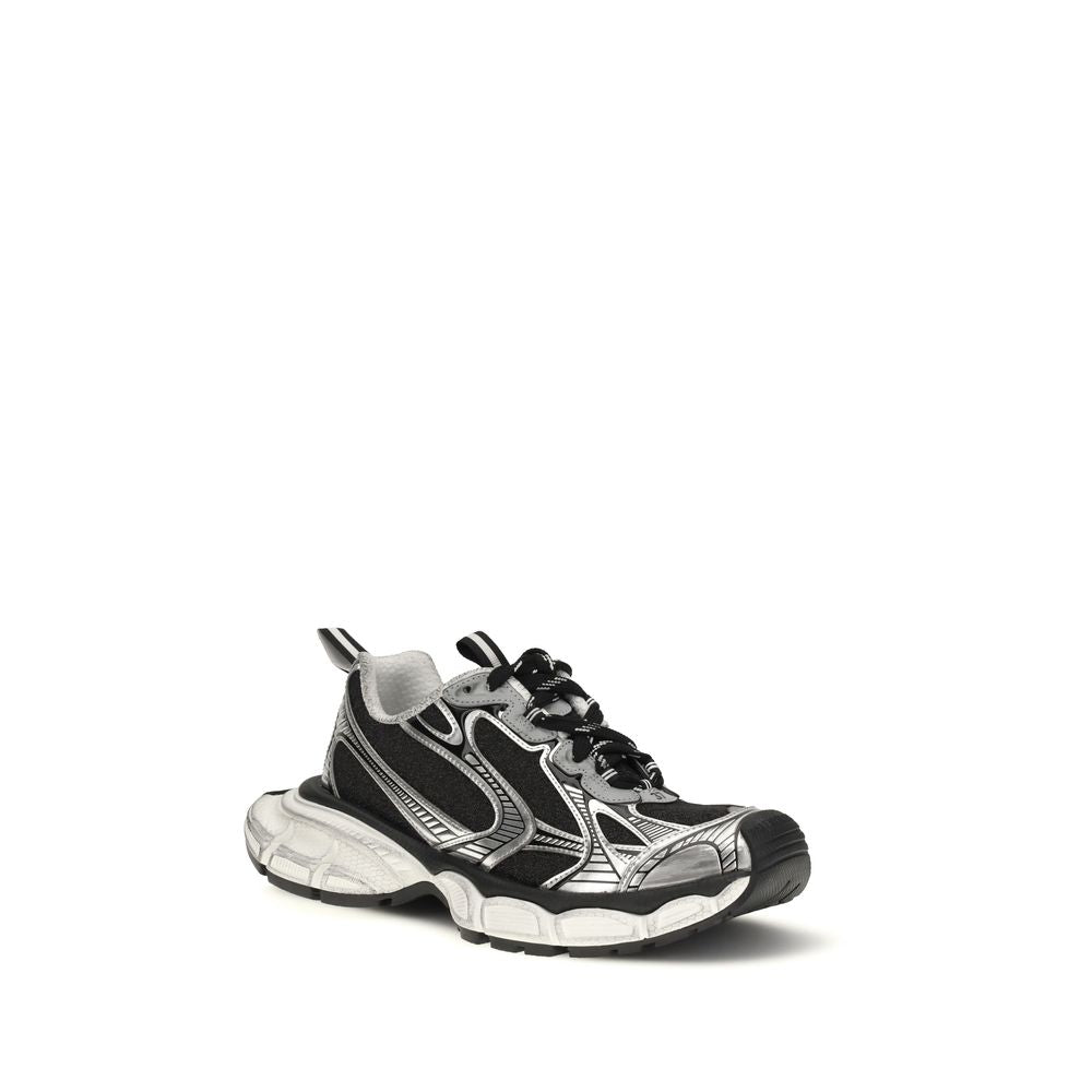 Sneakers sportives Balenciaga en polyéthylène multicolore, chaussures athlétiques modernes avec design coloré et tendance.
