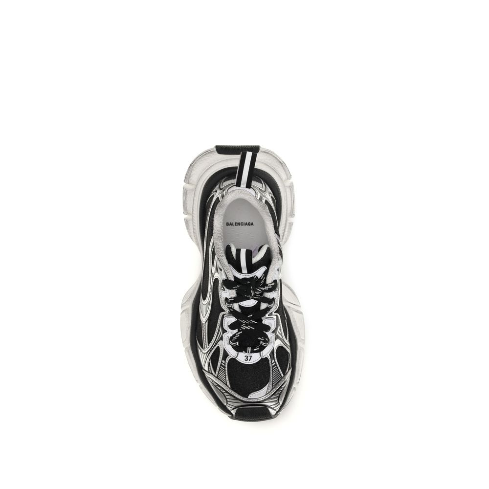 Chaussures de sport Balenciaga multicolores en polyéthylène, sneakers athlétiques modernes et tendance.