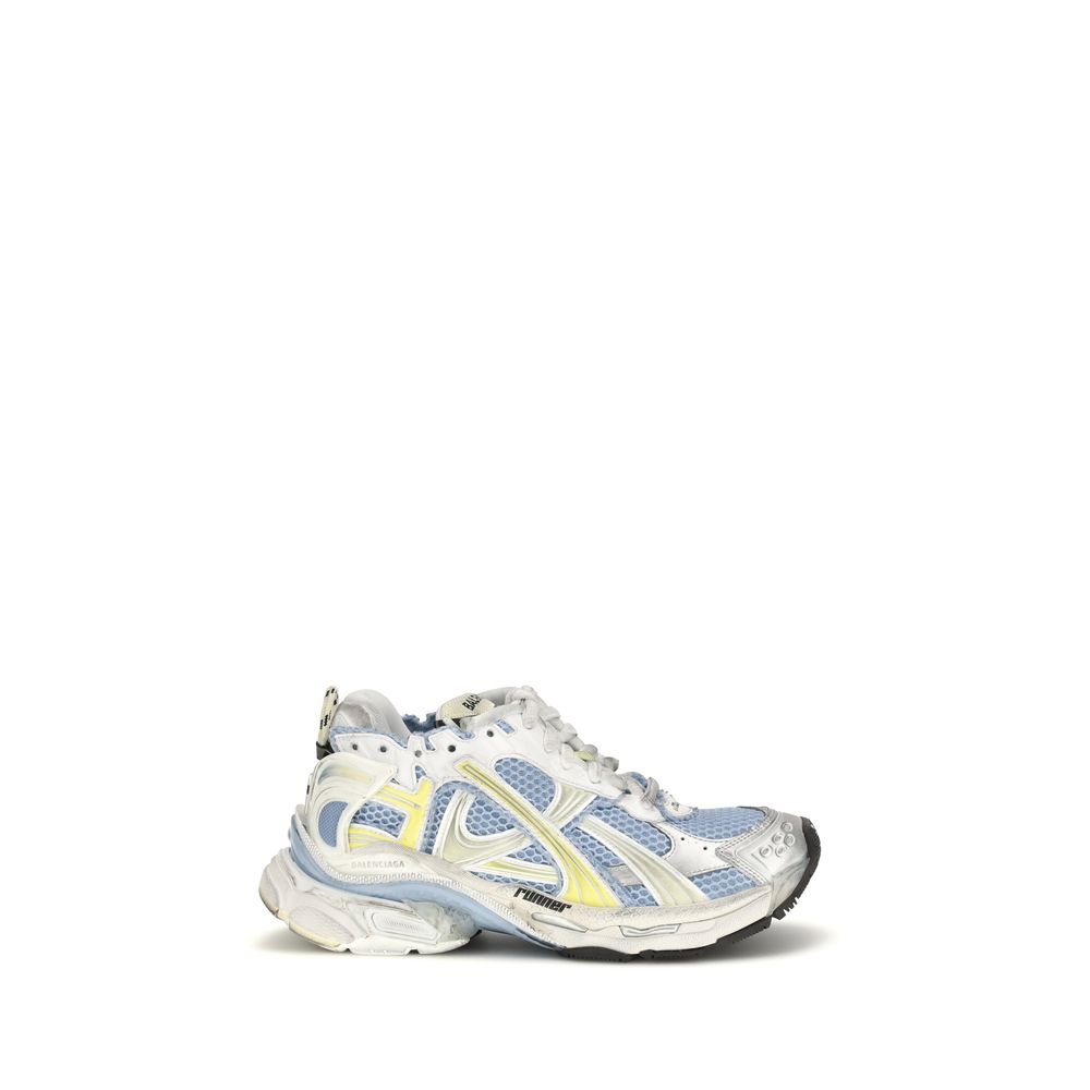 Chaussures de sport Balenciaga Multicolores en polyéthylène, sneakers athlétiques modernes avec design coloré.