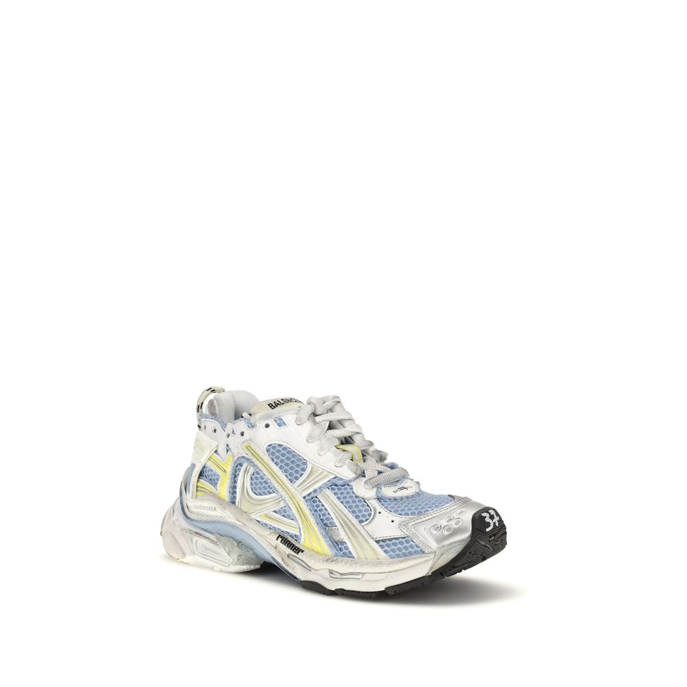 Chaussures de sport Balenciaga multicolores en polyéthylène, baskets athlétiques modernes et tendance.