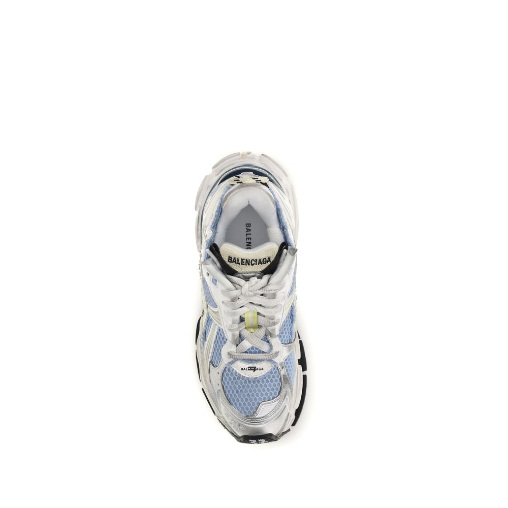 Chaussures de sport Balenciaga Multicolores en polyéthylène, sneakers athlétiques modernes avec design coloré et matériaux légers.