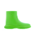 Bottes de pluie en caoutchouc bicolores Prada, style élégant et résistant, parfaites pour la pluie et le style urbain.