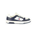 Sneakers pour hommes Tommy Hilfiger en polyuréthane blanc, style décontracté et moderne.